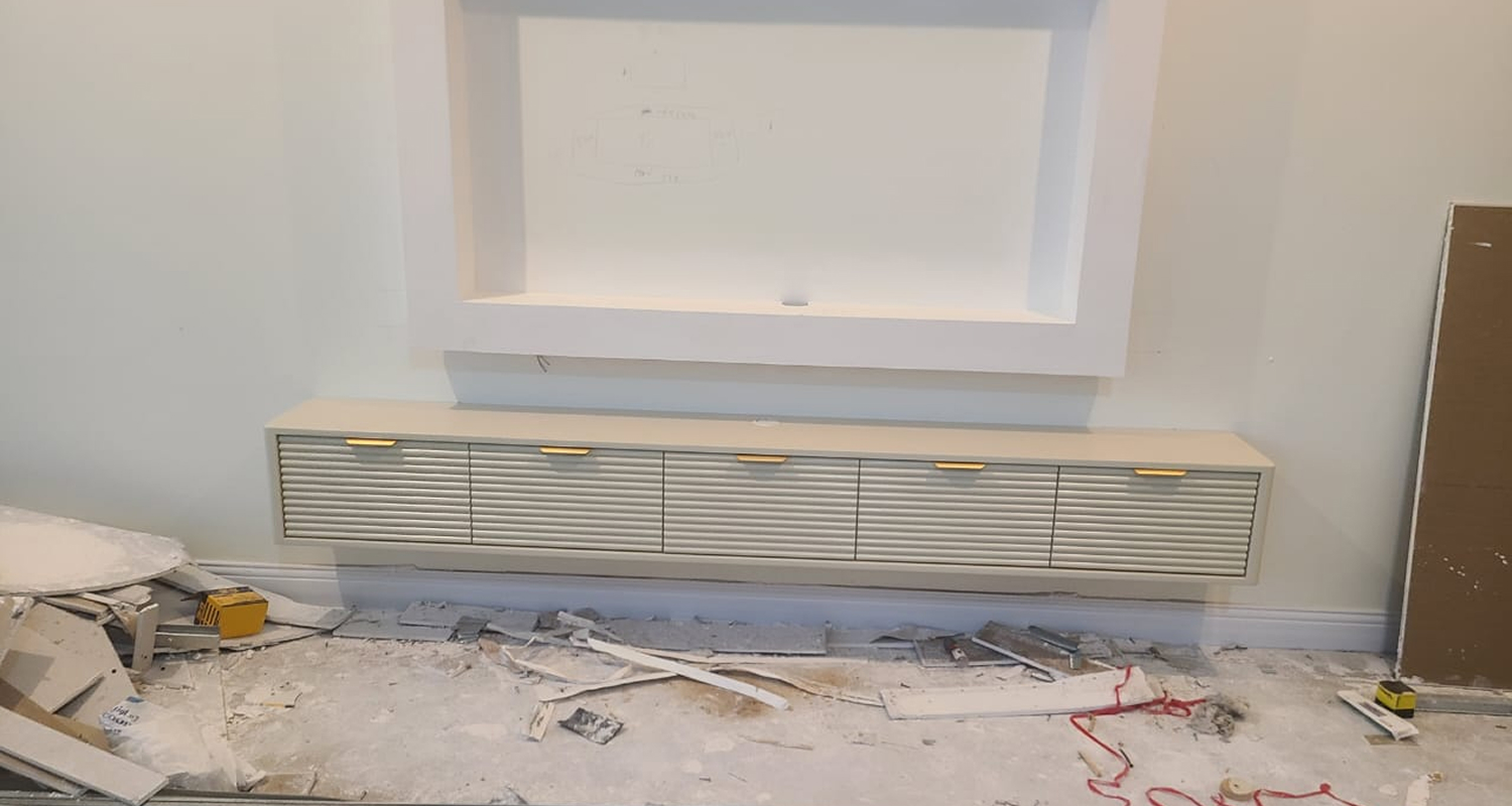 Home renovation work in progress in Dubai