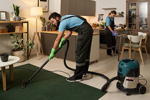 Maintenance team repairing home fixtures in Dubai villa